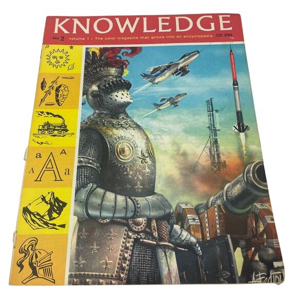 Vintage 1963 Knowledge No 2 Vol 1 Arms Mammals Holland Paperback Magazine - Picture 1 of 4
